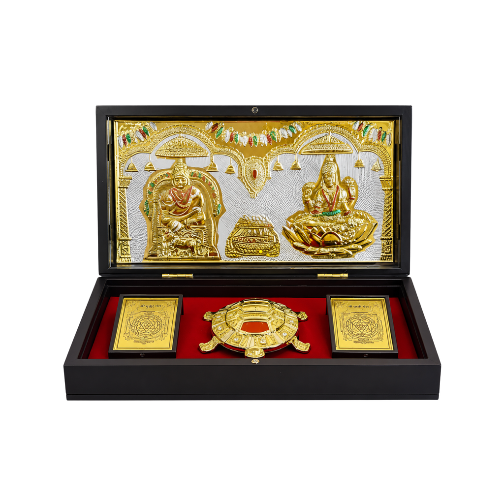 Laxmi Kuber and Tortoise Puja Box