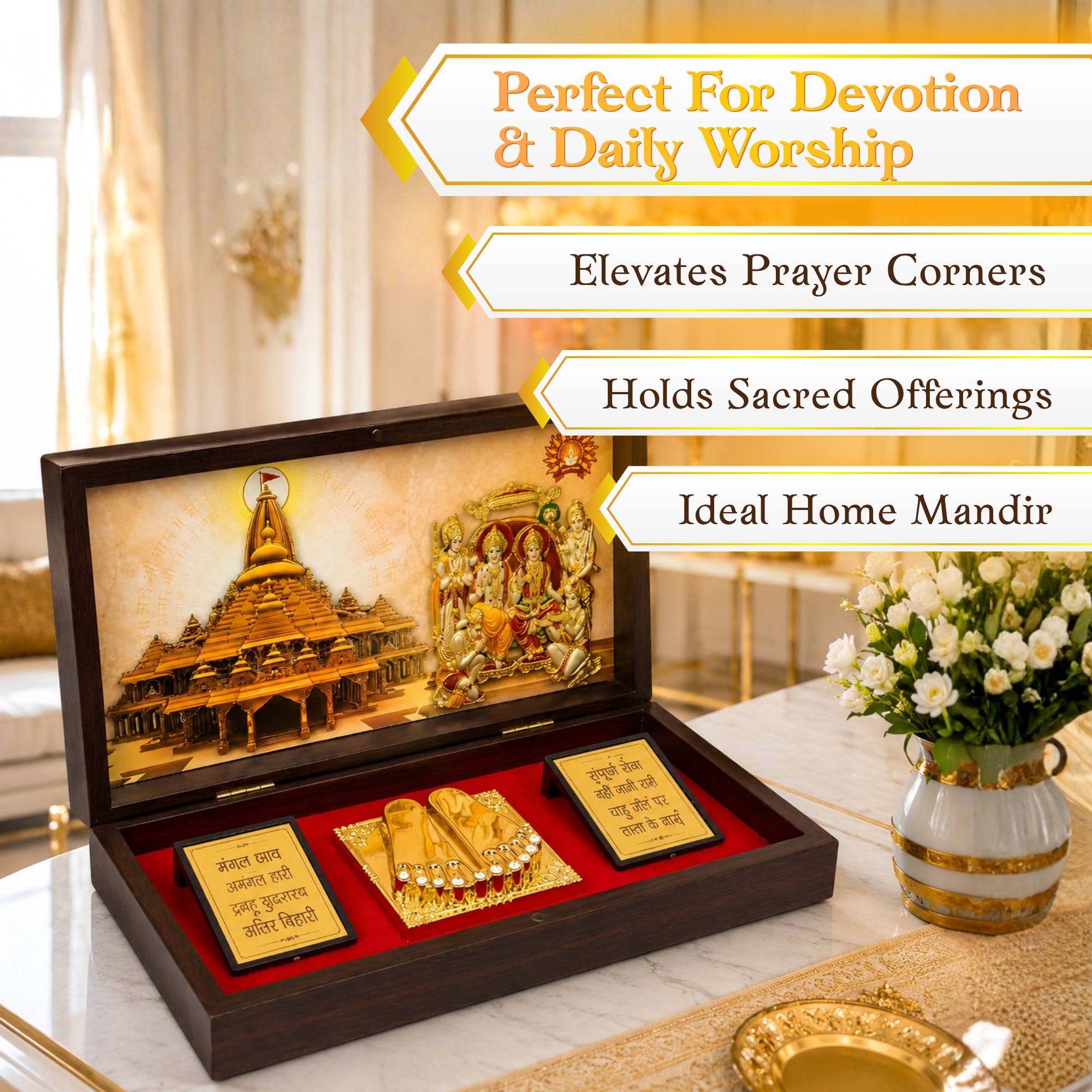 Ram Parivar Ayodhya Mandir Puja Box