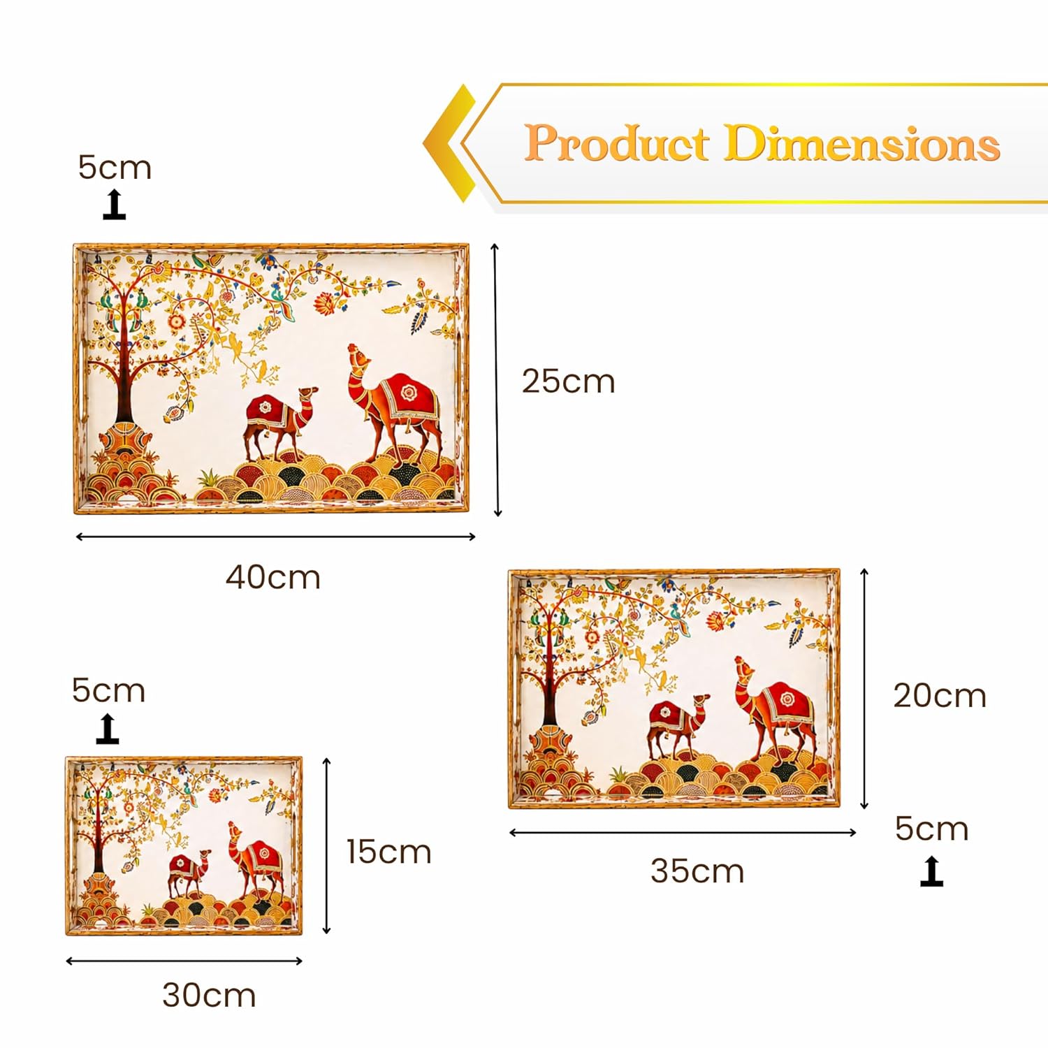 Royal Camel Tray Set (Medium) - image 6