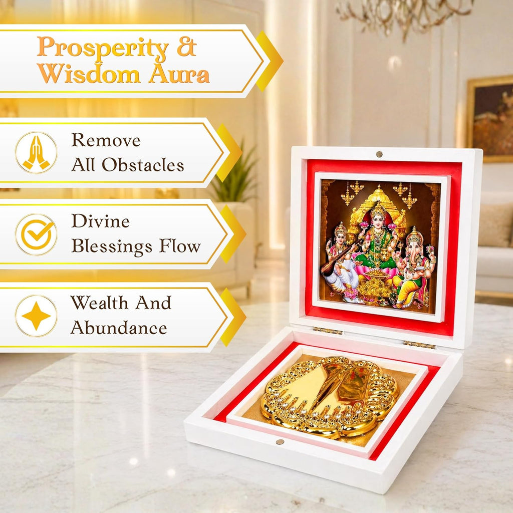 Laxmi Ganesh Saraswati 3D Pooja Box - image 2
