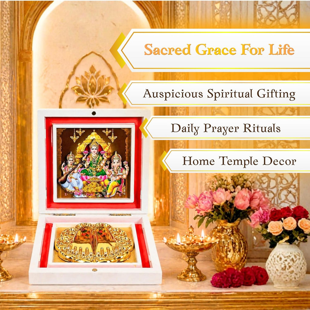 Laxmi Ganesh Saraswati 3D Pooja Box - image 4