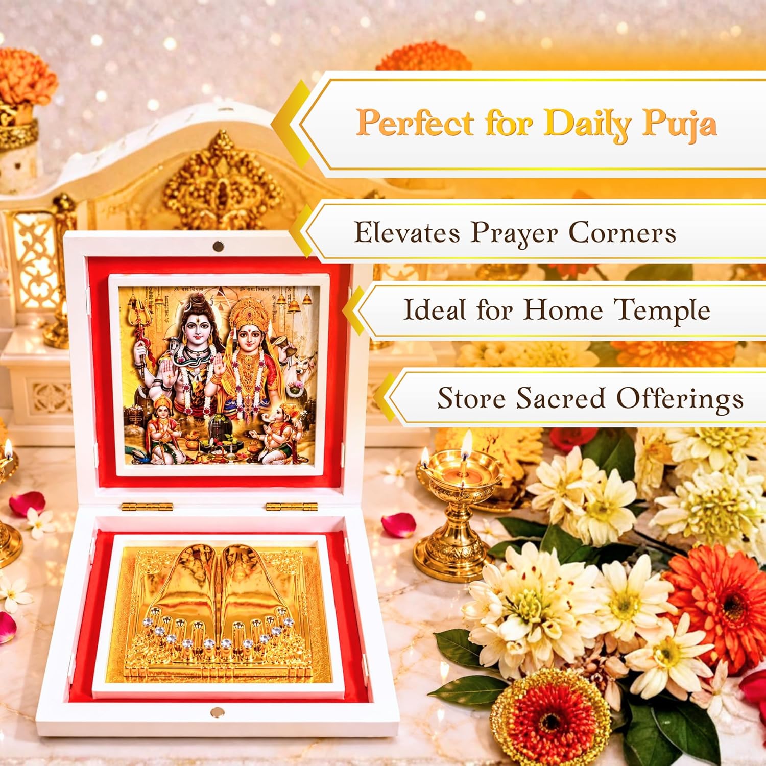 Laxmi Ganesh & Tirupati Balaji Pooja Box - image 4