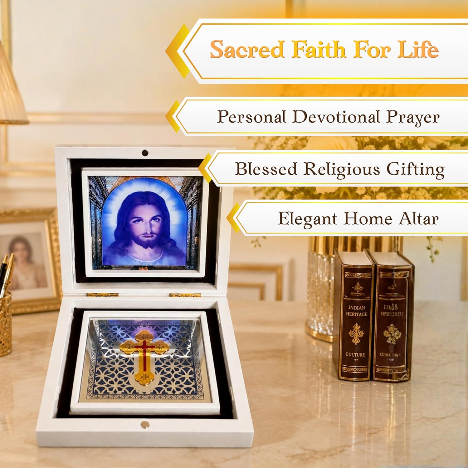 Jesus Prayer Box for Home & Altar - image 4