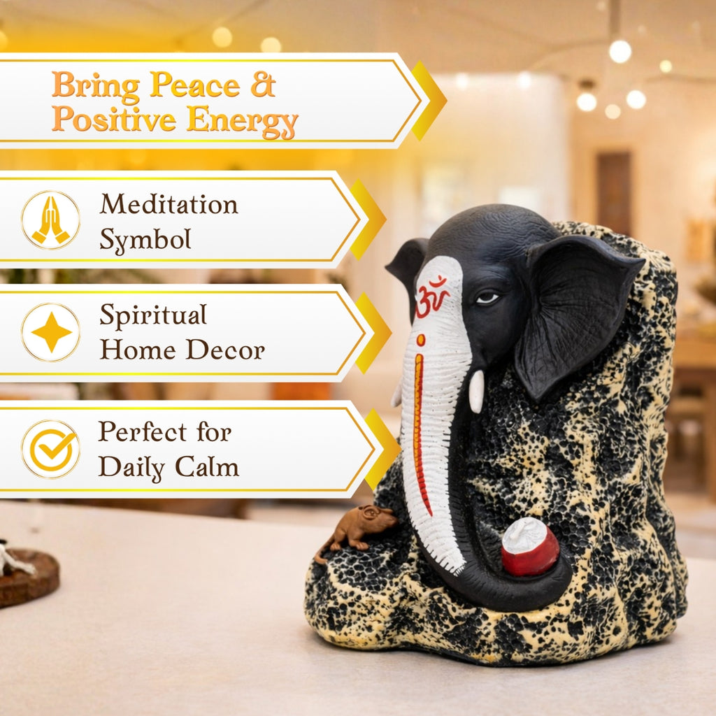 Ascetic Ganesha Meditation Idol
