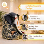 Ascetic Ganesha Meditation Idol