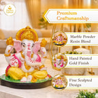 Lord Ganesha Idol Multicolour | Ganpati Murti for Home Temple & Pooja Room | Symbol of Wisdom, Prosperity & Good Luck | Spiritual Gift Item - image 3