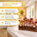 Dog Welcome Showpiece | Three Puppy Figurine for Home Entrance | Decorative Welcome Sign | Gift for Housewarming & Home Décor - image 2