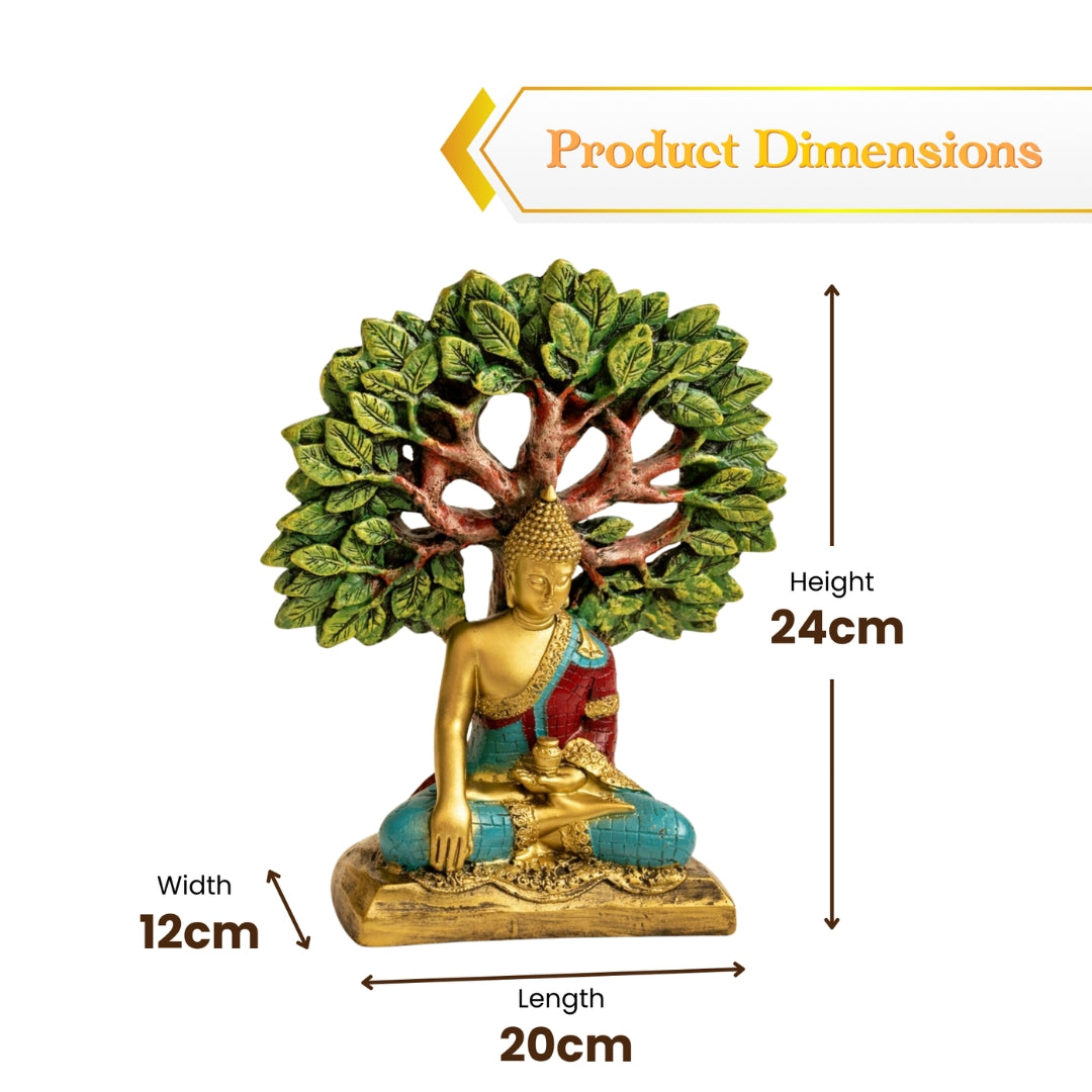 Buddha Under Bodhi Tree Idol