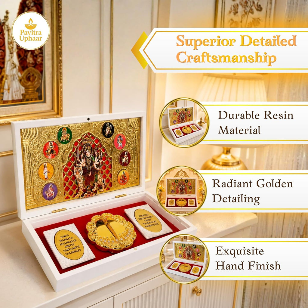 Jai Ambaji Ma Puja Box sacred artwork view
