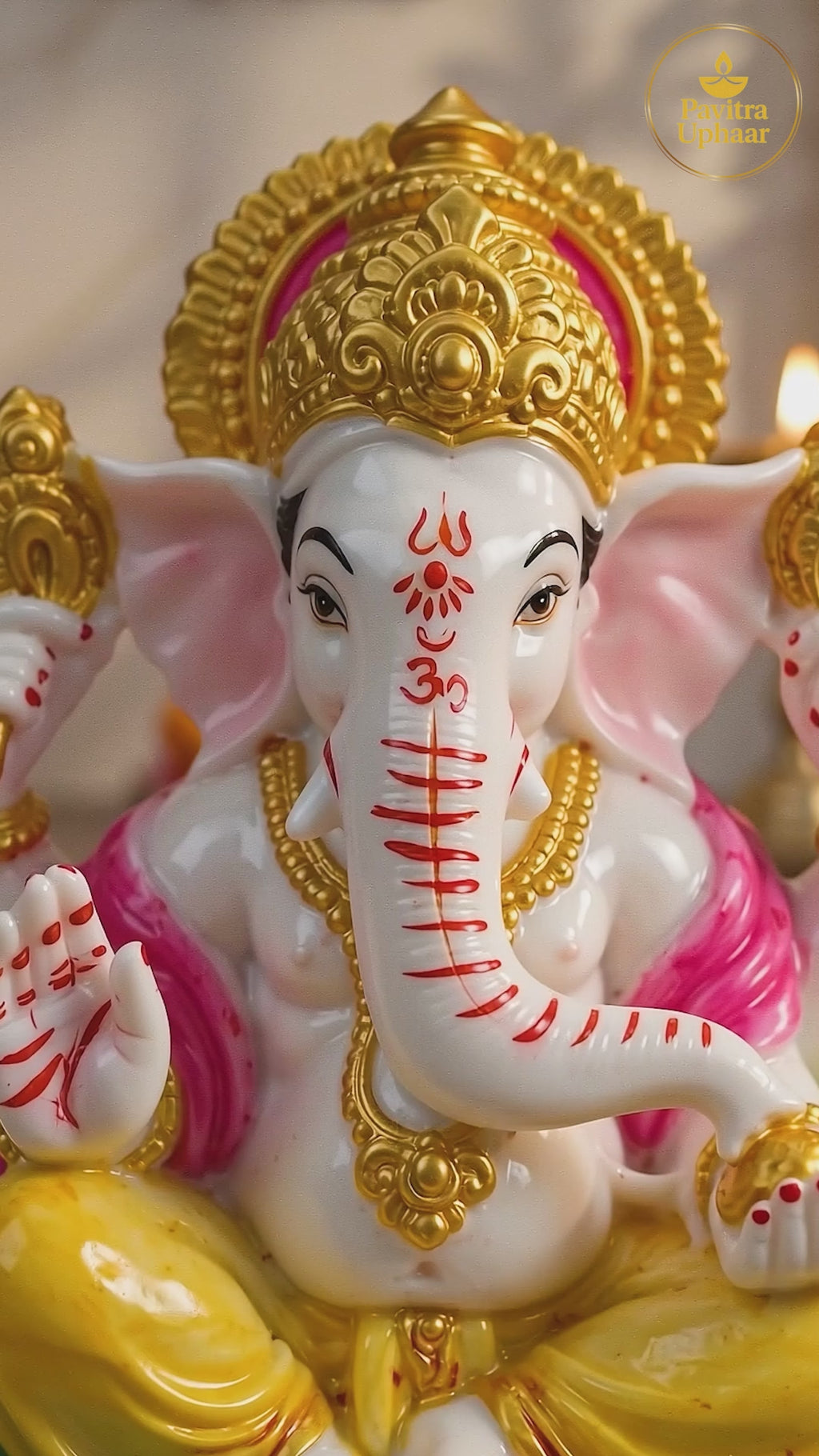 Lord Ganesha Idol Multicolour